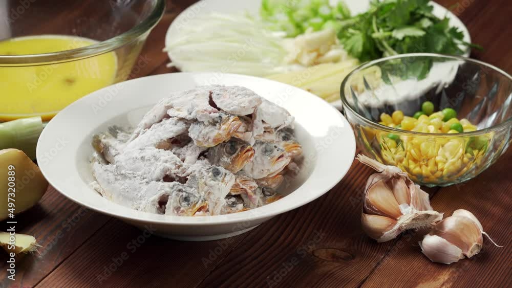 Local specialty Chinese food home-style braised small yellow croaker Local specialty Chinese food home-style braised small yellow croaker