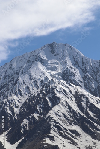 snow covered mountain