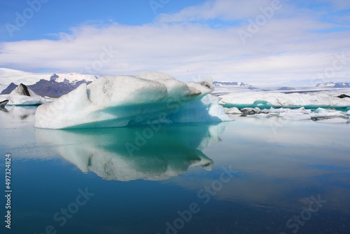 Iceland nature - glacier lagoon