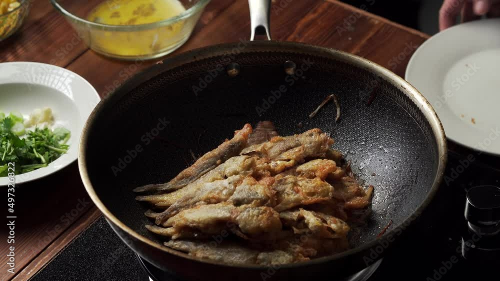 Local specialty Chinese food home-style braised small yellow croaker Local specialty Chinese food home-style braised small yellow croaker