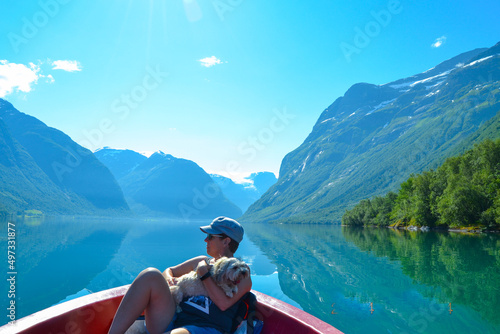 person on the boat