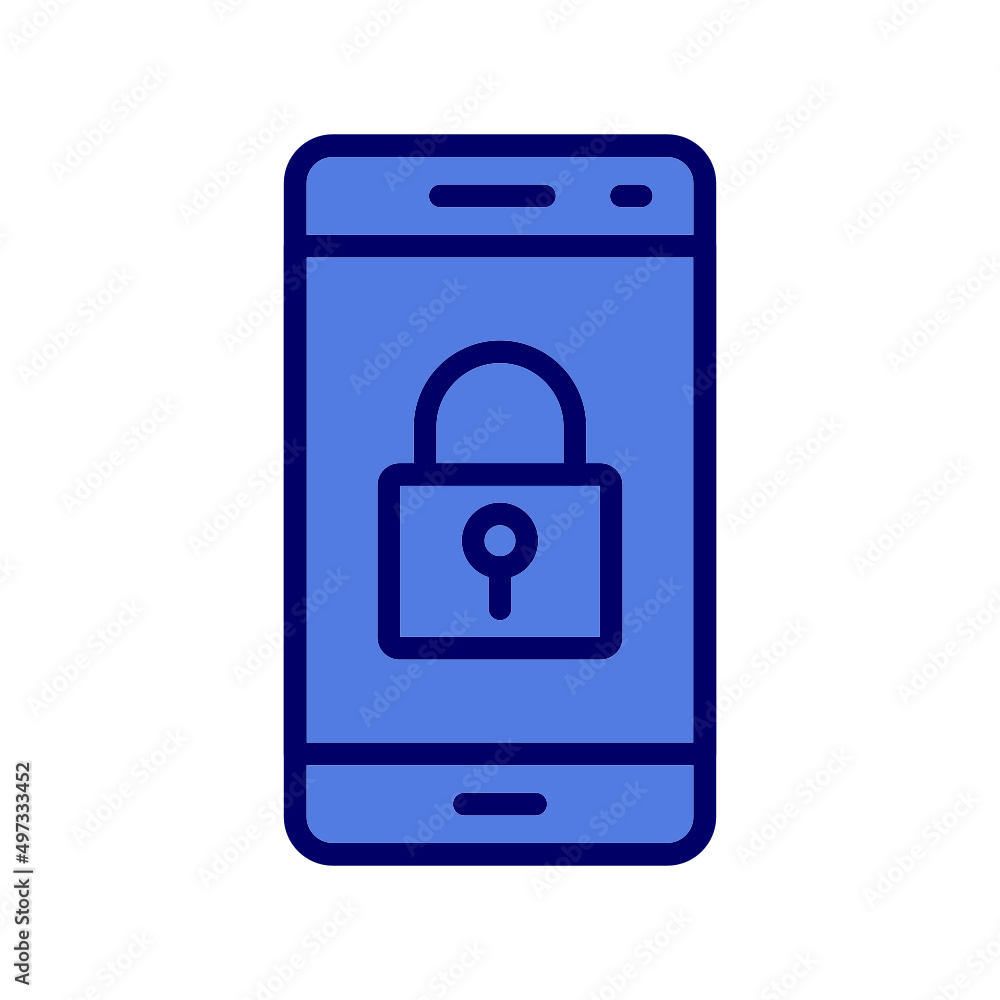 Smartphone Lock Icon Smartphone Lock Icon
