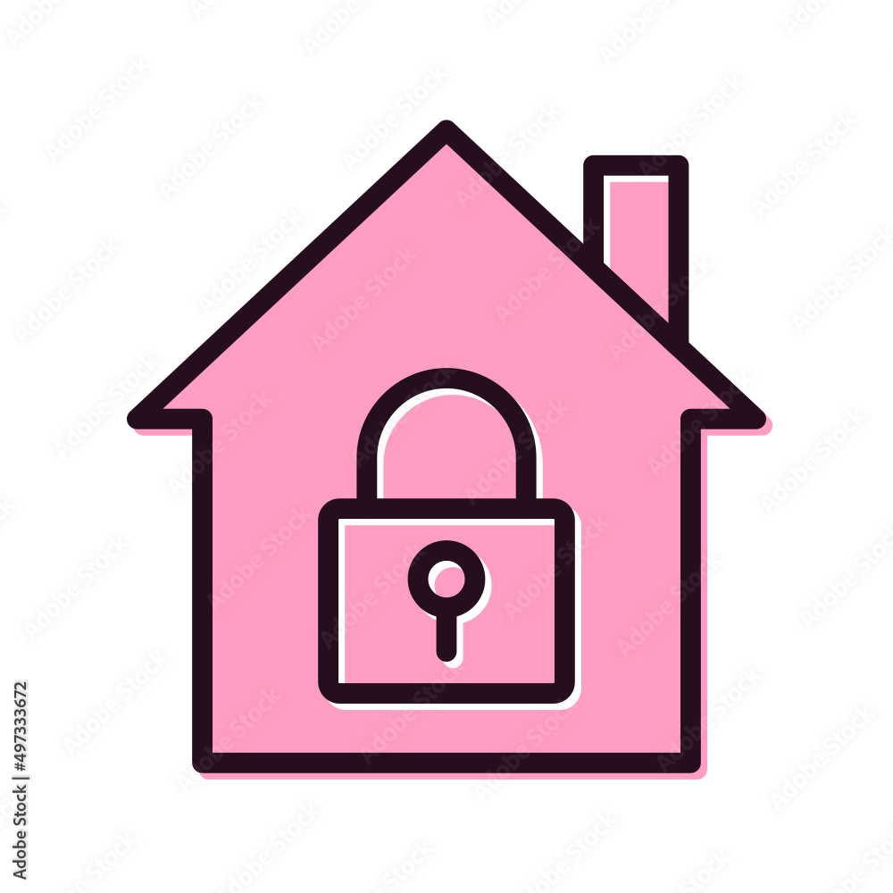 Obraz premium Secure Home Icon