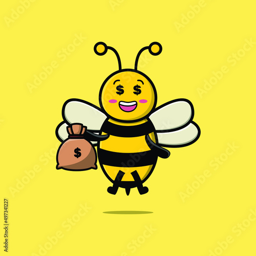 CAPTION STOCKNO TITTLE KEYWORD 1 Cute cartoon illustration bee with exclamation sign board cartoon eyes, cartoon face, cartoon bee, bee drawing, cartoon character, bee, cartoon animal, drawing anim