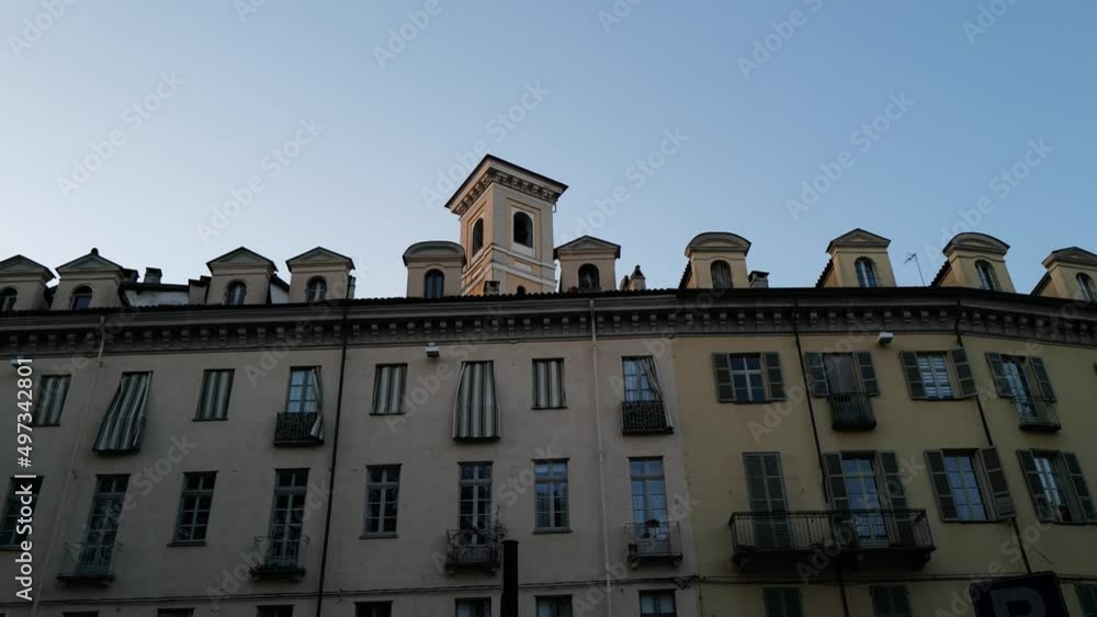 Turin, Piedmont - April 2022 - walking through the historic center among the squares, the royal museums and the market Turin, Piedmont - April 2022 - walking through the historic center among the squares, the royal museums and the market
