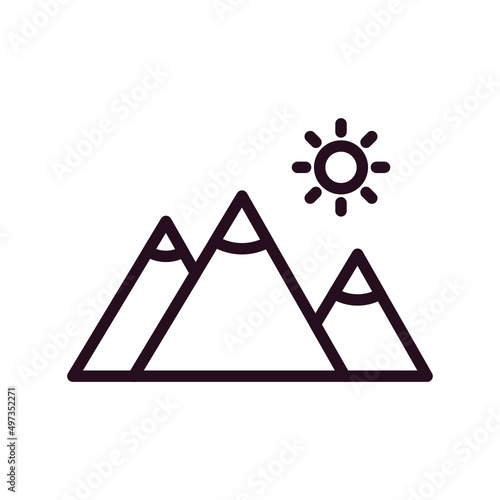 Mountains Icon