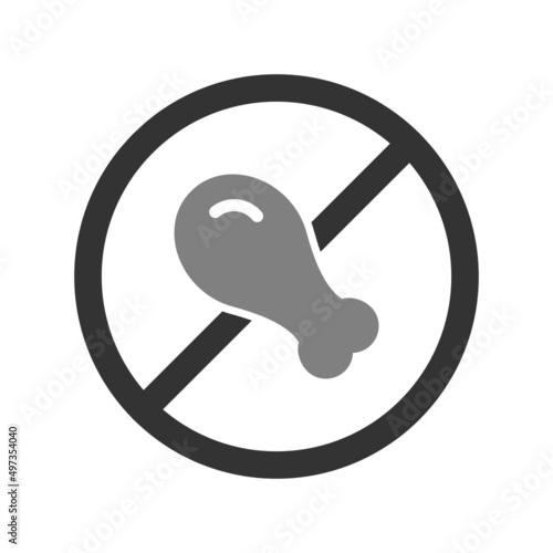 No Chicken Icon