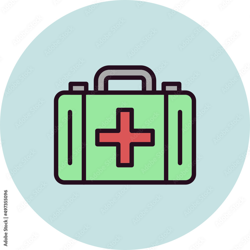 Fototapeta premium First Aid Kit Icon