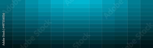 Abstract blue gradient rectangle mosaic banner background. Vector illustration.