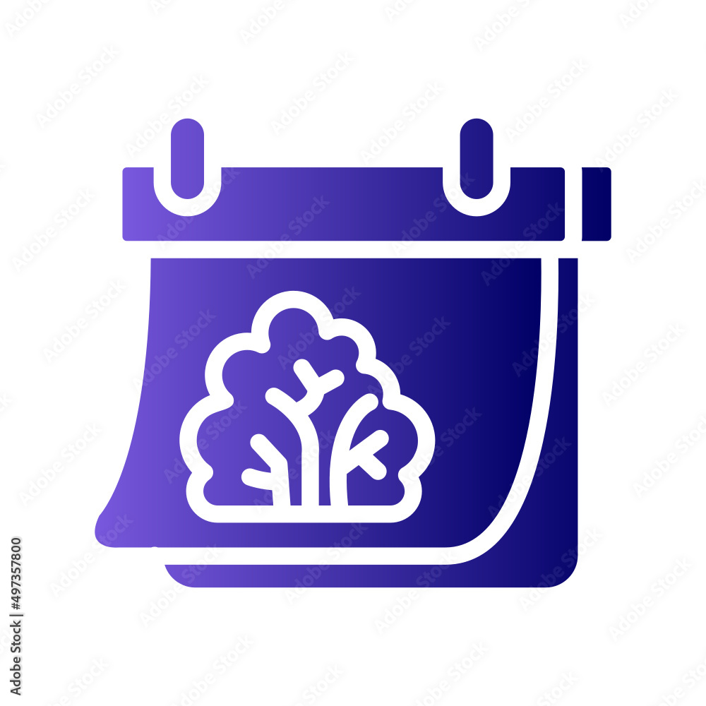 Fototapeta premium Spring Calendar Icon