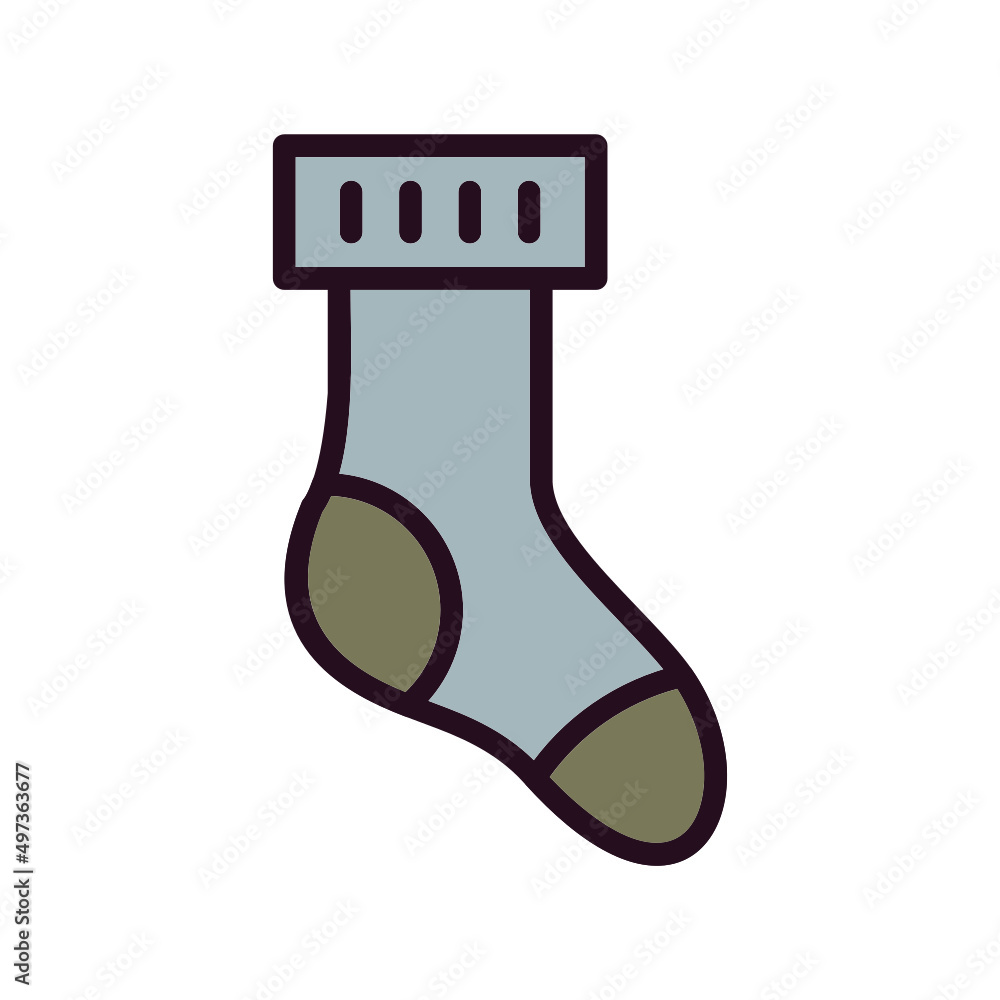 Winter Sock Icon Winter Sock Icon