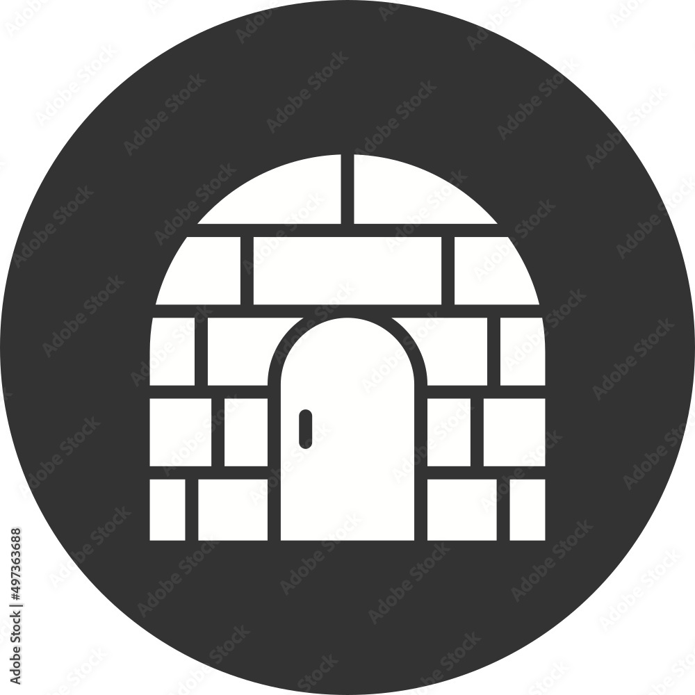 Fototapeta premium Igloo Icon