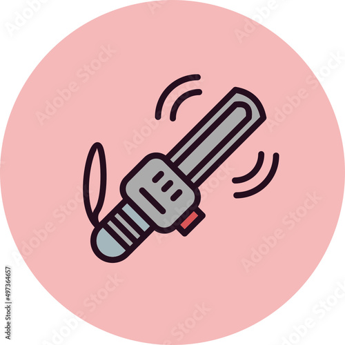 Hand Metal Detector Icon