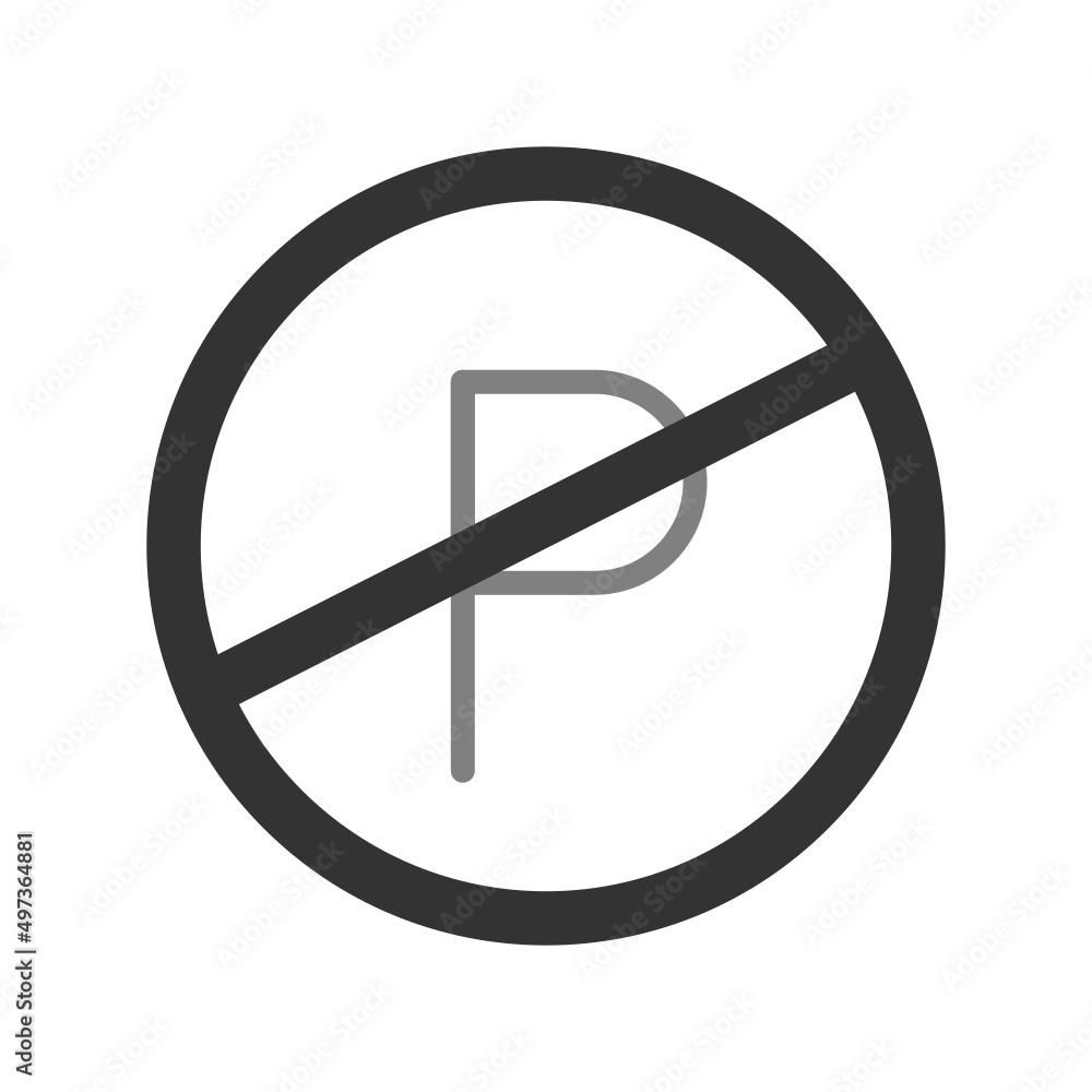 Parking Forbidden Icon