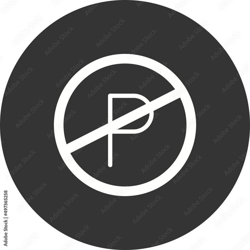 Parking Forbidden Icon Parking Forbidden Icon
