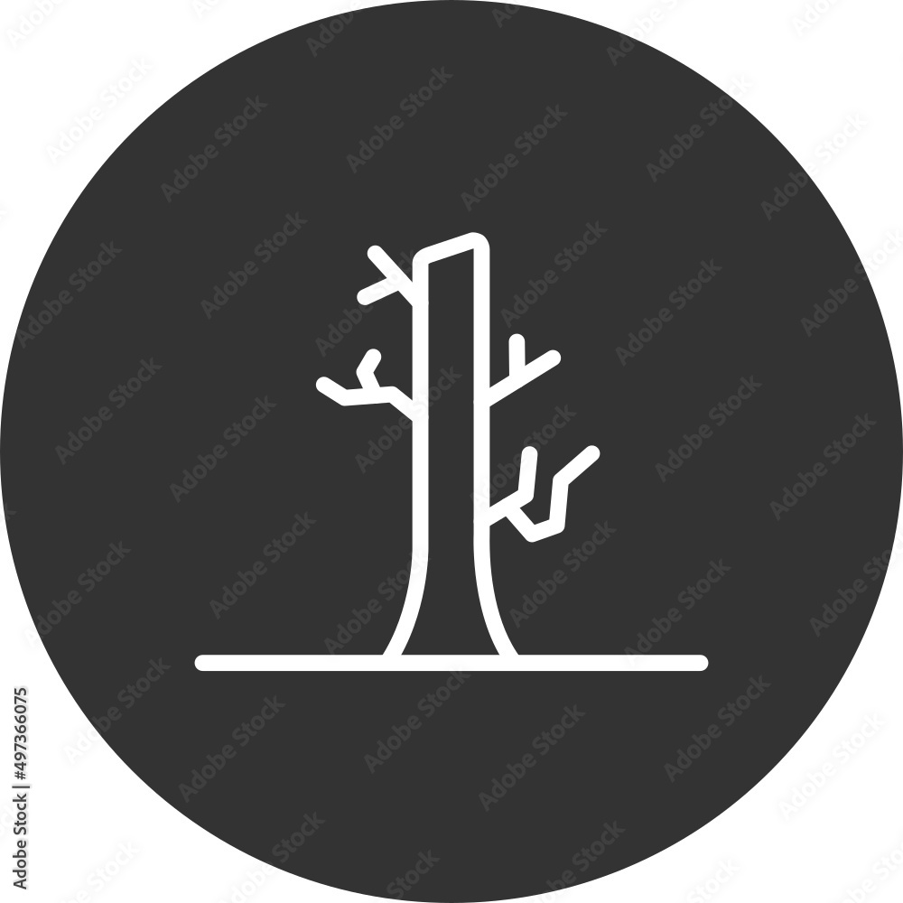 Dry Tree Icon Dry Tree Icon
