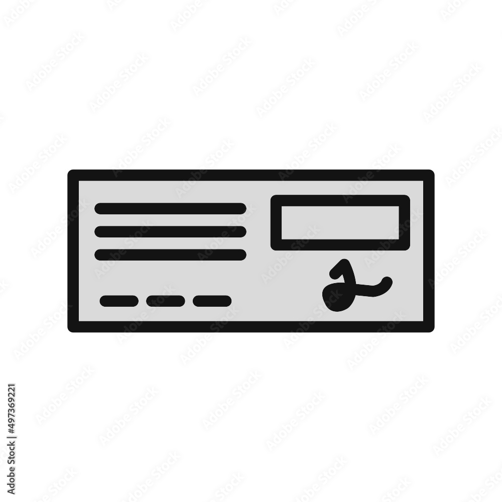 Bank Check Icon Bank Check Icon