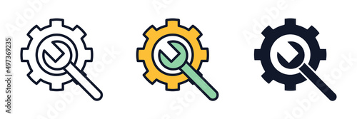 repair icon symbol template for graphic and web design collection logo vector illustration
