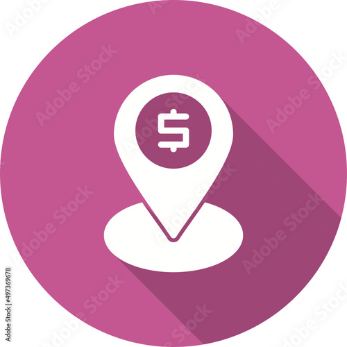 Free Download Cash location Icon - GFXLoad