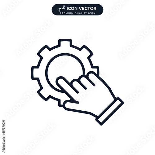 engineering icon symbol template for graphic and web design collection logo vector illustration
