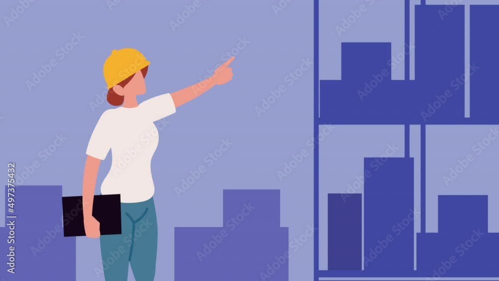 logistic service female worker in warehouse logistic service female worker in warehouse