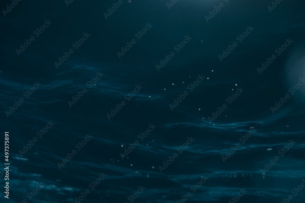 Underwater texture. Underwater picture of the surface of the ocean