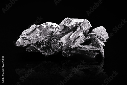Hessite is a mineral form of telluride disilver, it is a relatively rare sulfide © RHJ