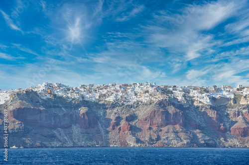 amazing romantic Santorini island, Greece