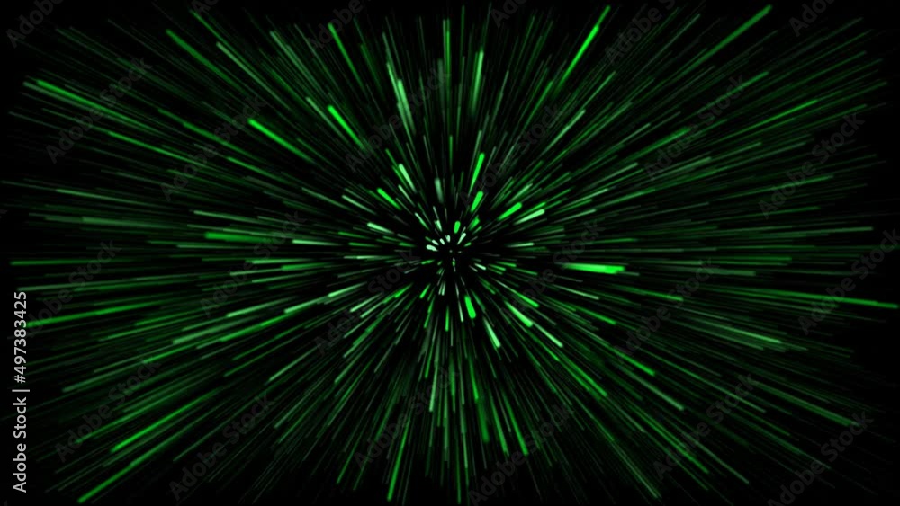 Abstract background with green rays Abstract background with green rays
