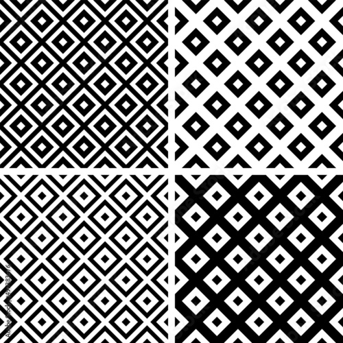 Seamless geometric black an...