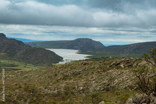 natural landscape in the region of Lapinha da Serra, city of Santana do Riacho, State of Minas Gerais, Brazil