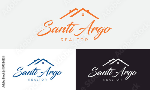 Building and Construction real estate logo design 
