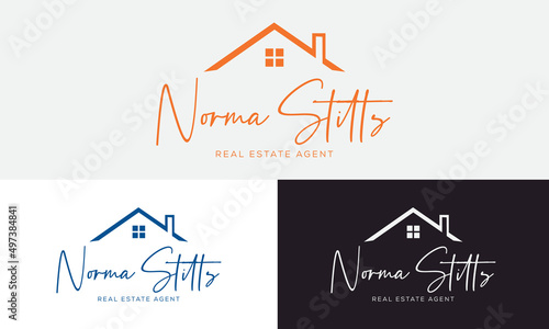 Building and Construction real estate logo design 