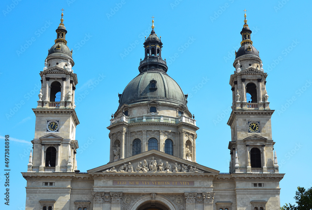 Saint Stephen's Basilica or St Istvans in Budapest, Hungary