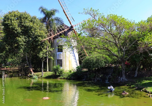 Canvas Print The natural beauties found in the Moinhos de Vento park in Porto Alegre, Rio Grande do Sul