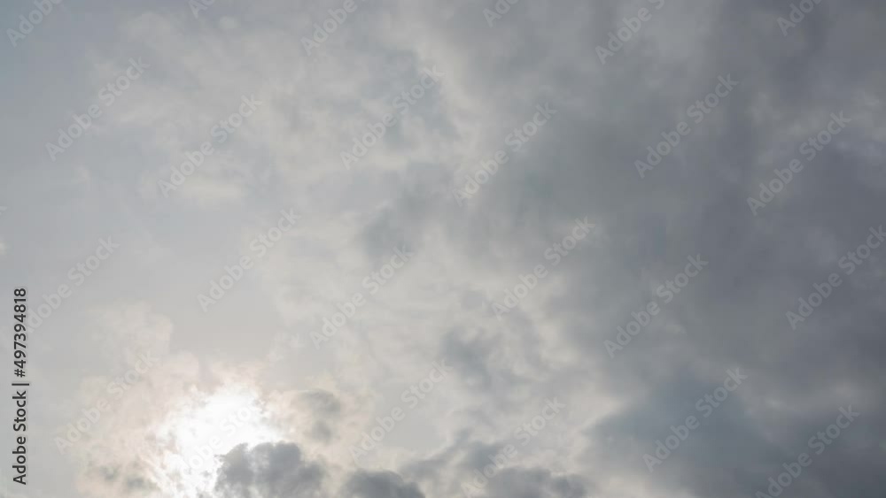 Time-lapse cloudy heaven, clouds moving fast and lit with bright sunlight, sunbeams. Idyllic cloudy heaven abstract background. Timelapse clouds in blue sky on summer day Time-lapse cloudy heaven, clouds moving fast and lit with bright sunlight, sunbeams. Idyllic cloudy heaven abstract background. Timelapse clouds in blue sky on summer day