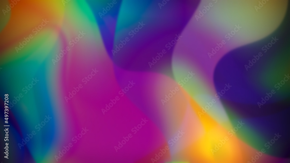 Abstract multi-colored blurred fantasy background.