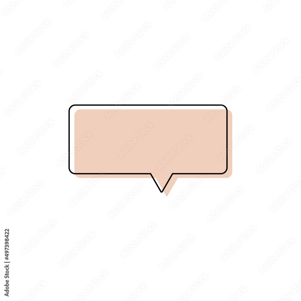 Modern speech bubble frame for comic text isolated white background. Empty outline bubble for speech text. Dialog empty cloud, cartoon box. Modern speech bubble frame for comic text isolated white background. Empty outline bubble for speech text. Dialog empty cloud, cartoon box.