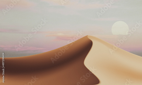 Foto sand dunes in the desert