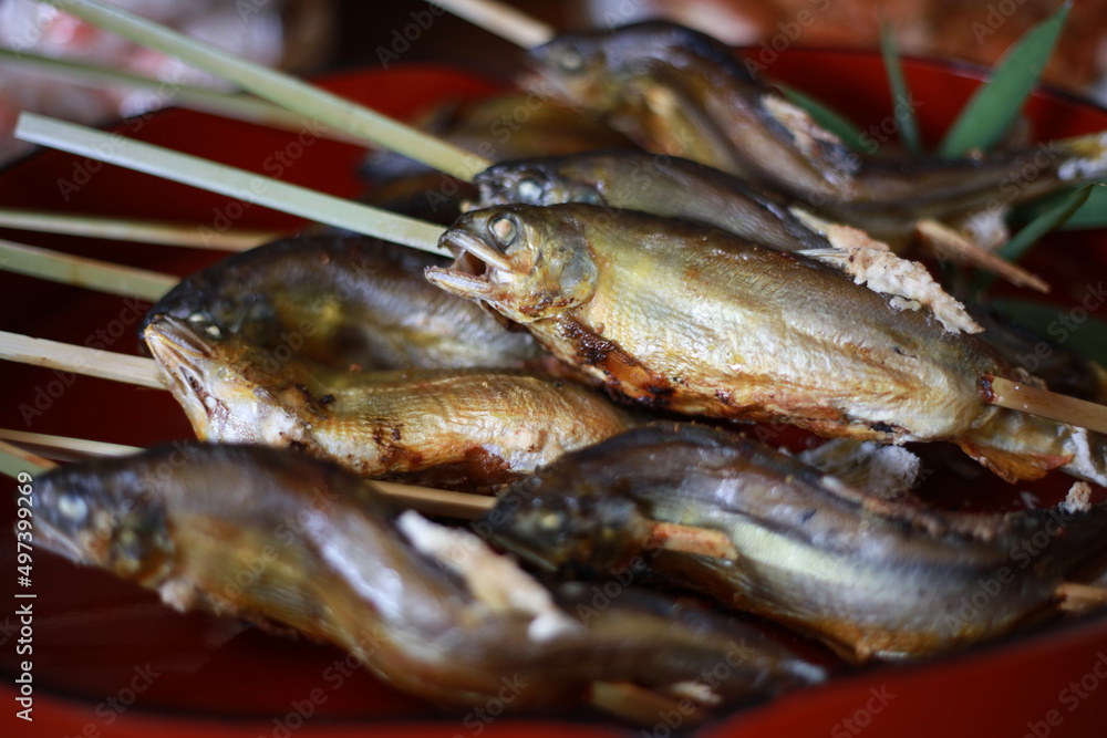 鮎の塩焼き 鮎の塩焼き