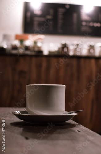 Fototapeta Naklejka Na Ścianę i Meble -  Ground coffee in classic cups. Turuk is a typical Indonesian coffee