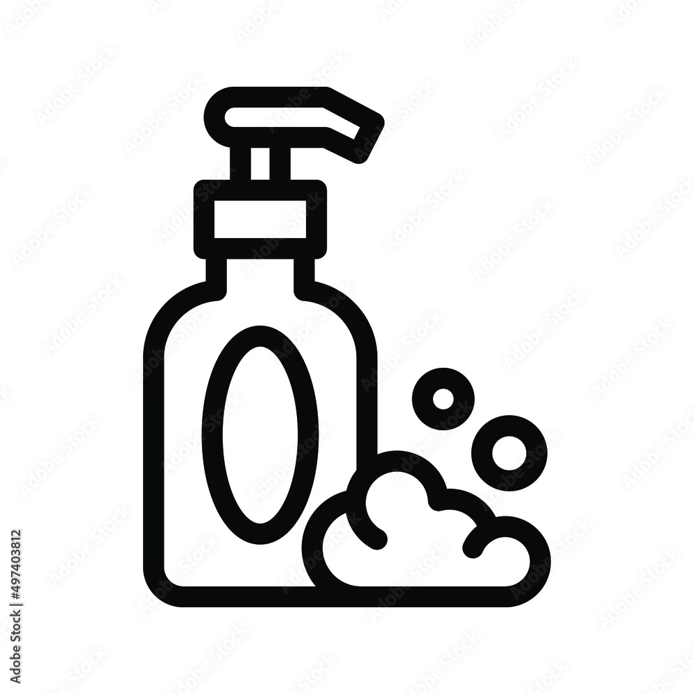 shampoo line icon illustration vector graphic shampoo line icon illustration vector graphic