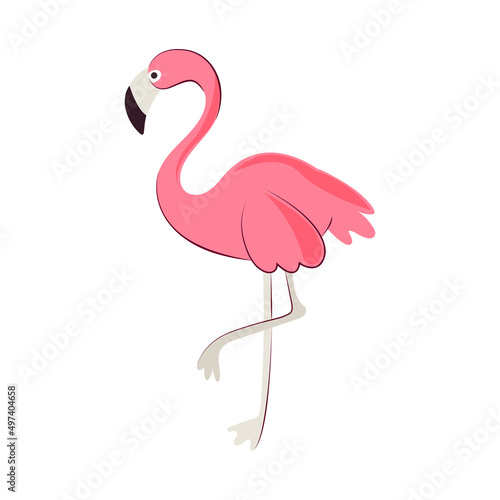 flamingo bird icon