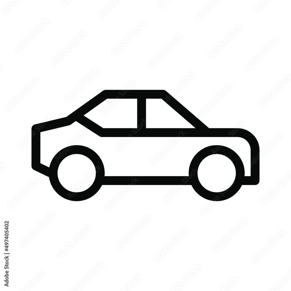 car line icon illustration vector graphic