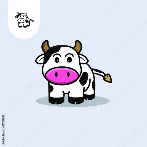 cow vector icon