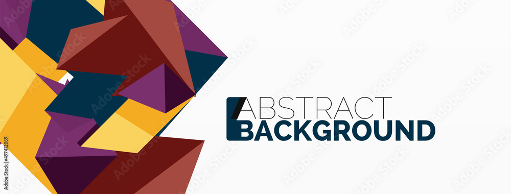 Abstract line and triangle background. Creative geometric abstract backdrop. Business template for wallpaper, banner, background or landing Abstract line and triangle background. Creative geometric abstract backdrop. Business template for wallpaper, banner, background or landing