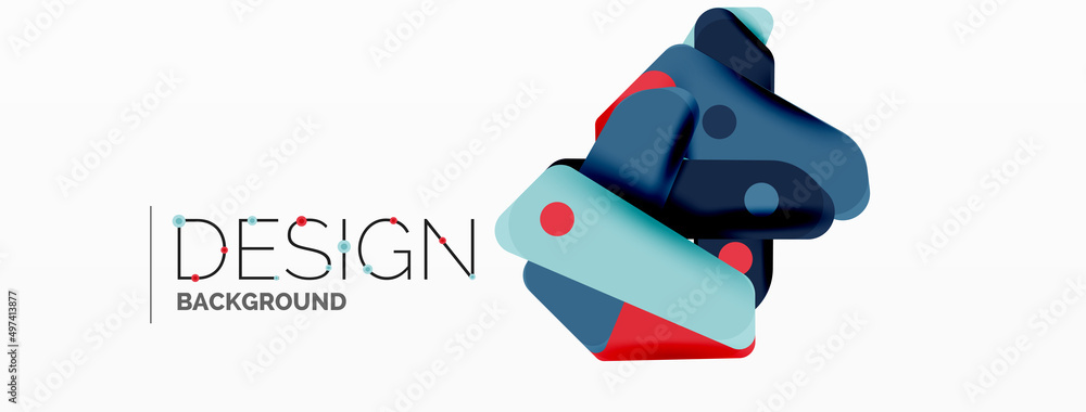 Tech minimal geometric wallpaper. Creative abstract background. Ribbon style stripes vector illustration for wallpaper banner background or landing page Tech minimal geometric wallpaper. Creative abstract background. Ribbon style stripes vector illustration for wallpaper banner background or landing page