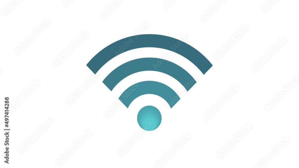wifi waves signal connection animation wifi waves signal connection animation