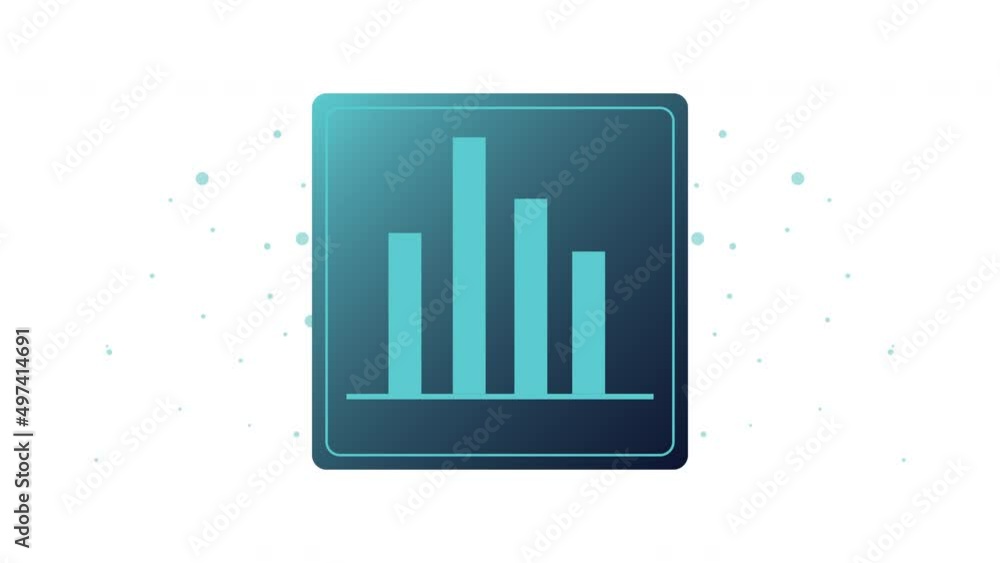 statistics bars in button animation statistics bars in button animation