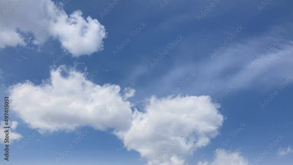 四月七日の札幌の空 タイムラプス 四月七日の札幌の空 タイムラプス